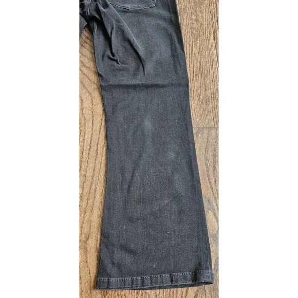 CAbi #517 Black Dark Wash Jeans STRETCH Cropped NWT Women's Size 6 - Picture 14 of 15